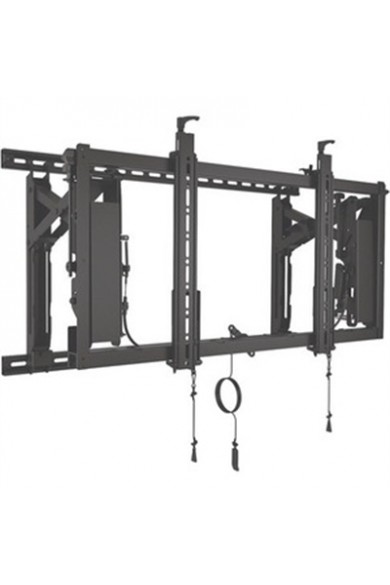 Chief Video Wall w Rails TAA - Black
