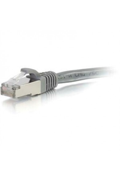 C2G 15ft CAT6A BOOTED STP Gray