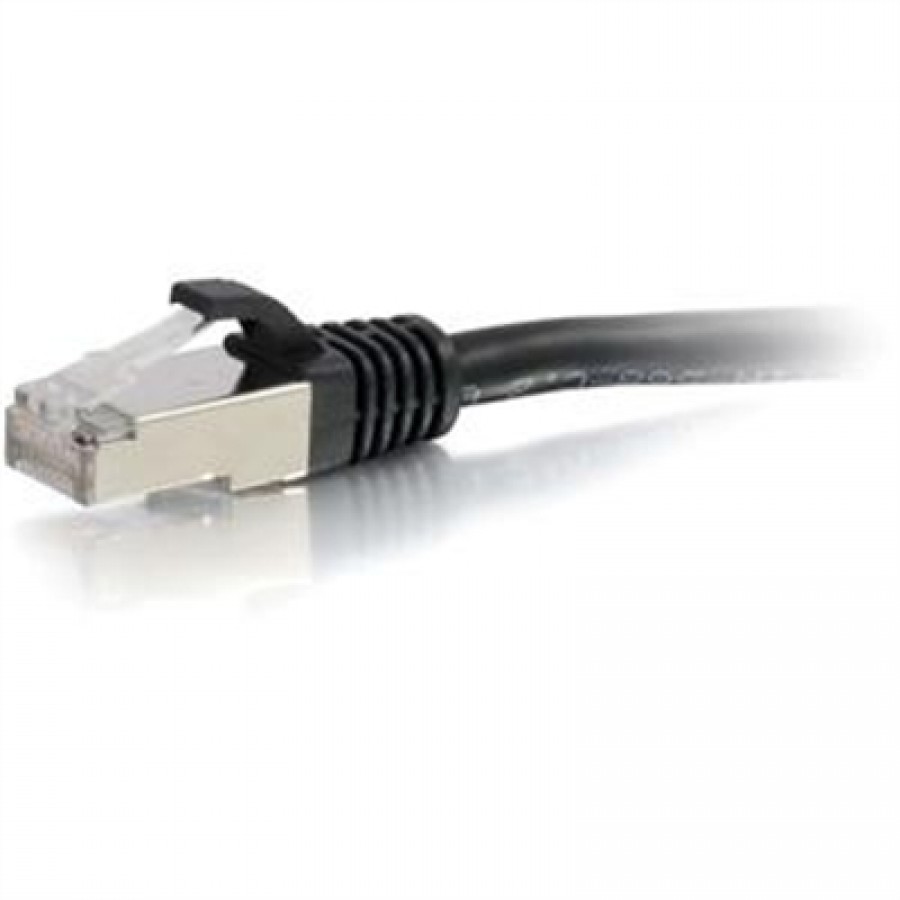 C2G 2ft CAT6 BOOTED STP Black