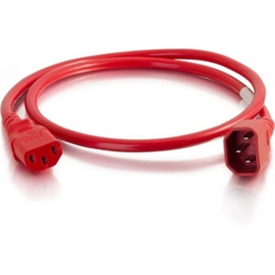 C2G 6ft C14 TO C13 14 3 SJT Red