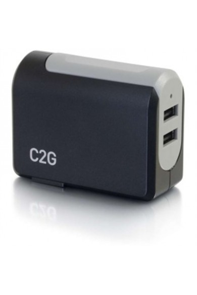 C2G 2 Port USB Wall Charger AC USB