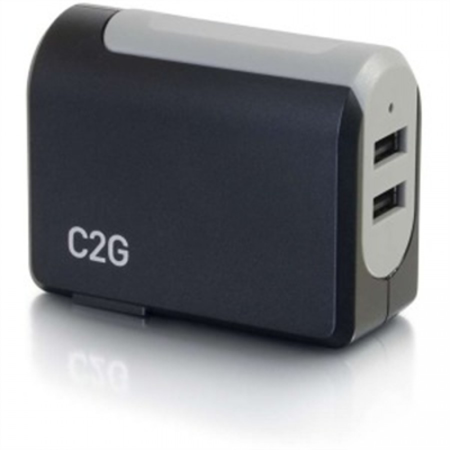 C2G 2 Port USB Wall Charger AC USB