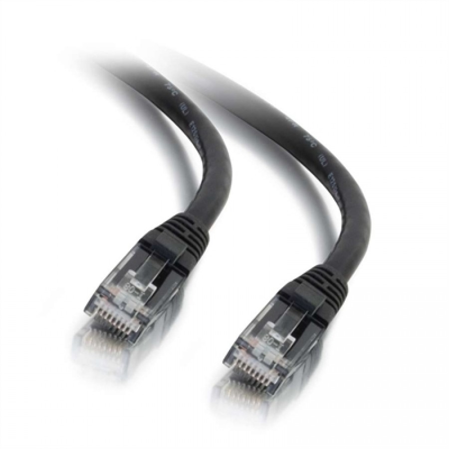 C2G 1ft Cat6 Snagless Cable Black