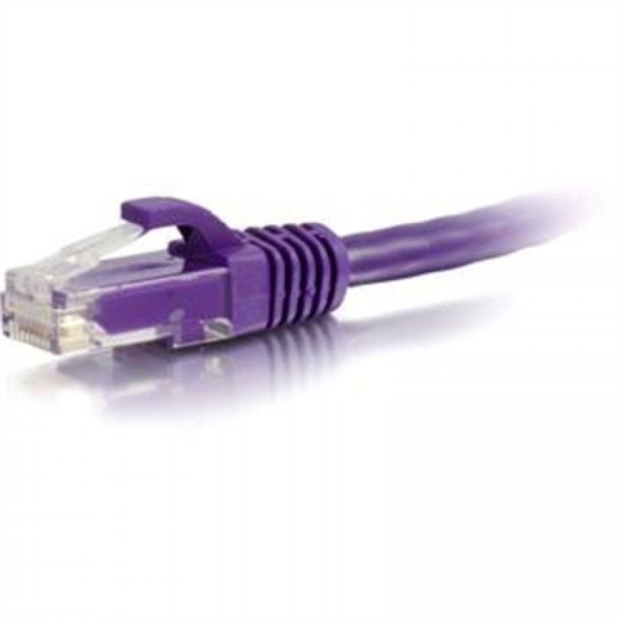 C2G 1ft CAT6 Patch- Purple