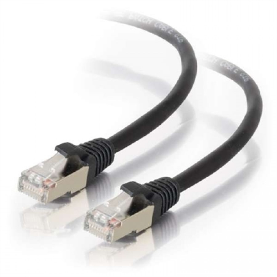 C2G 3ft CAT5E MOLDED STP Black