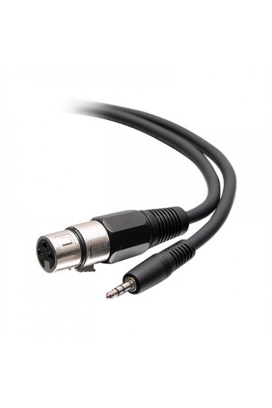 C2G M TRS 3.5mm to F XLR Cable 3ft