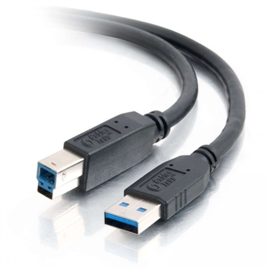 C2G 2m USB 3.0 AM to BM Cable Black