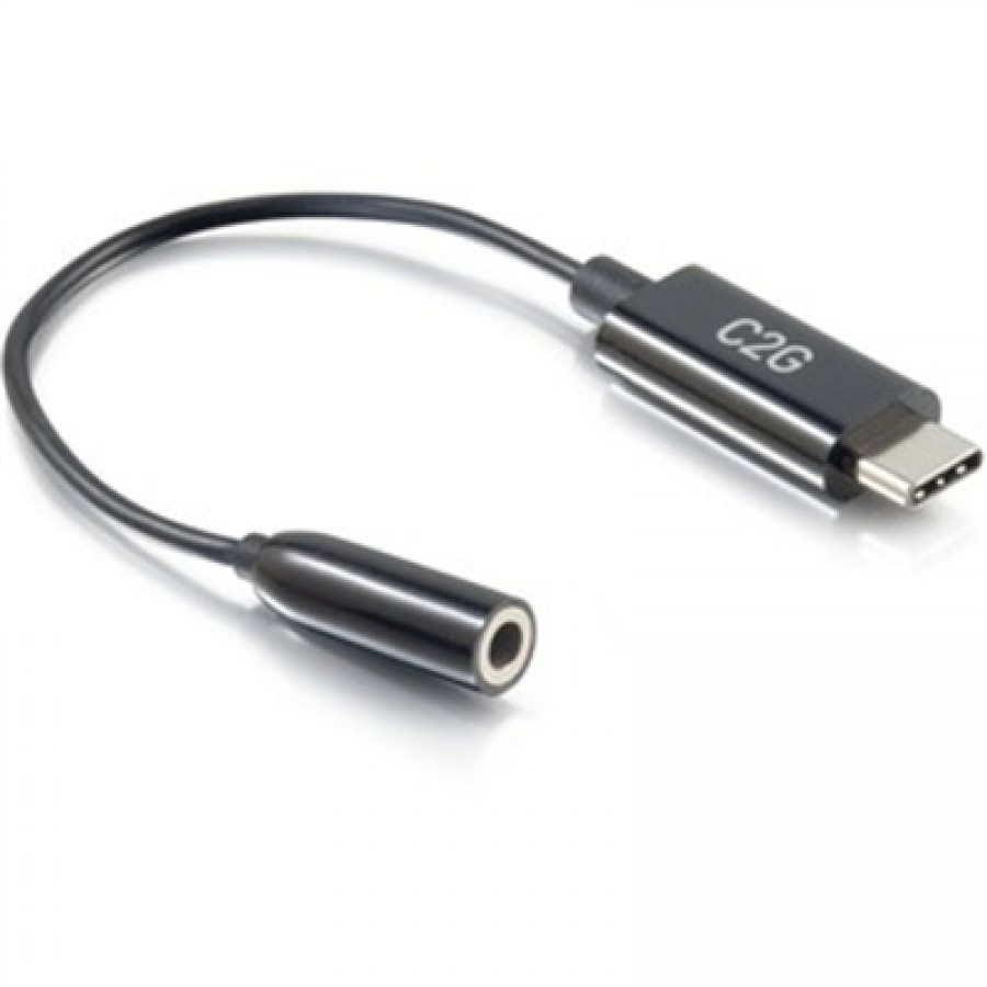C2G USB-C to AUX 3.5mm Adapter