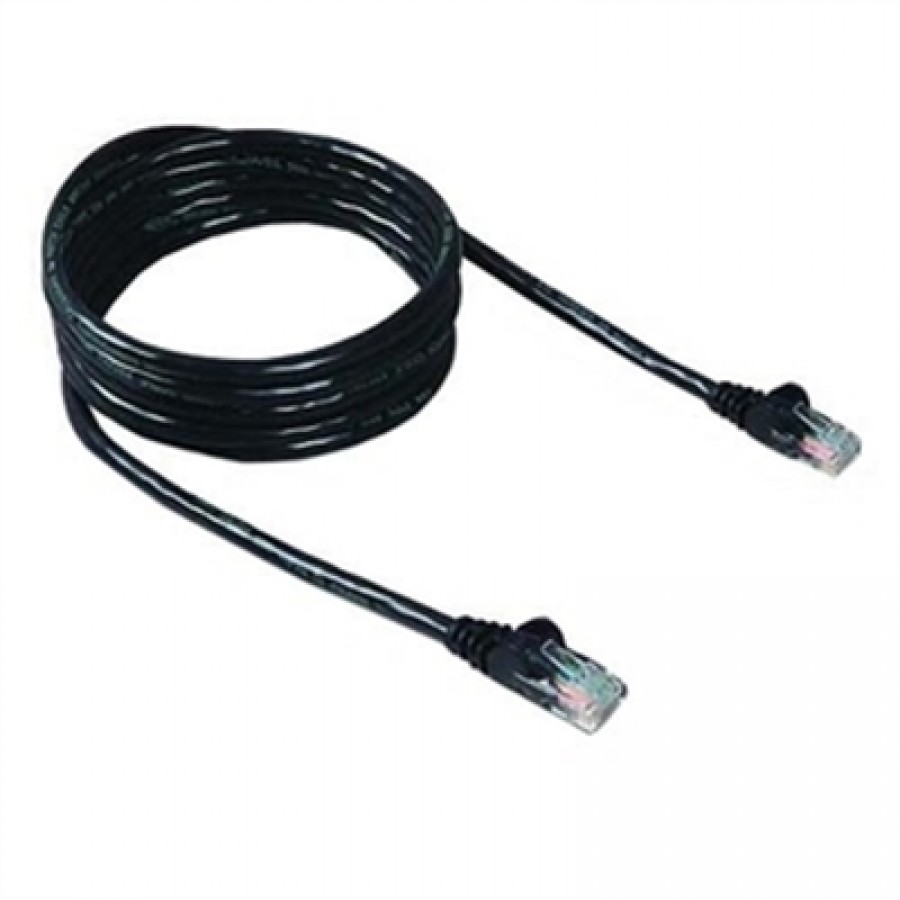 Belkin CABLE CAT6 UTP RJ45M/M 25ft Black PATCH SNAGLESS