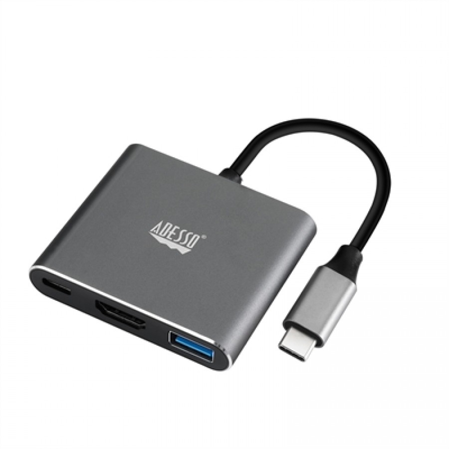 Adesso Inc. 3 IN 1 USB-C Multiport Docking