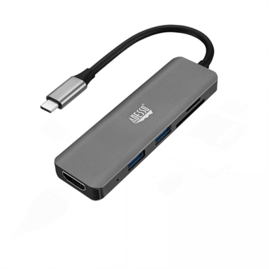 Adesso Inc. 6 in 1 USB-C Multiport Docking