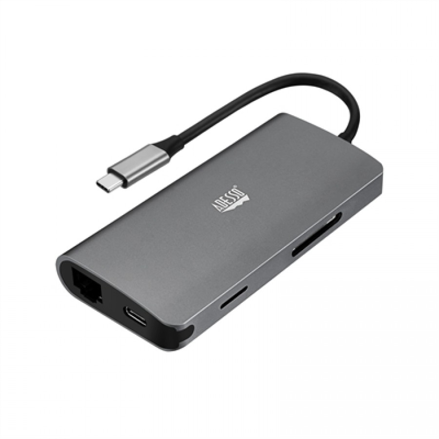 Adesso Inc. 8 in 1 USB-C Multiport Docking