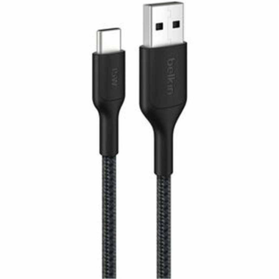 Belkin A - C Cable 2.0 BRAIDED PCR 2M BLACK
