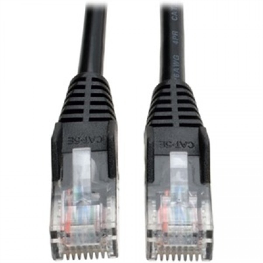 Eaton TrippLite Series Connectivity 3ft black snagless Cat5e