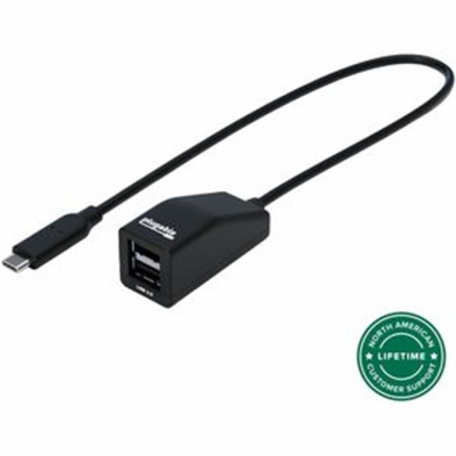 Plugable Technologies Plugable USB-C to Dual USB-A