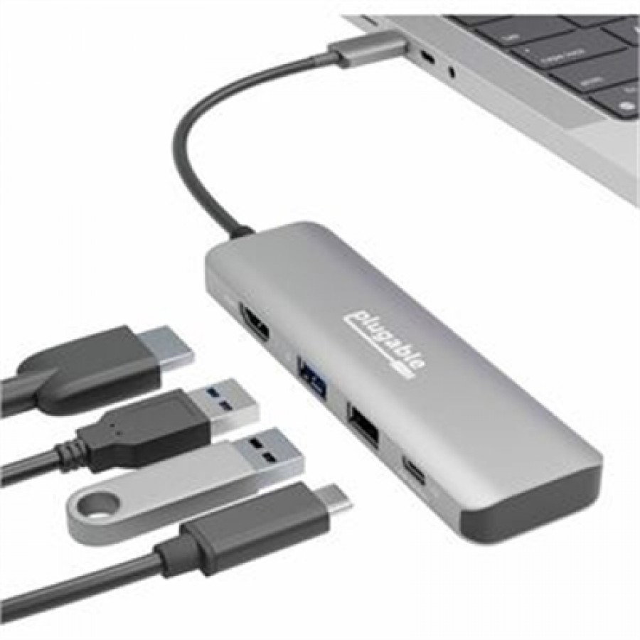 Plugable Technologies 4in1 USB-C Hub w/ HDMI 100W