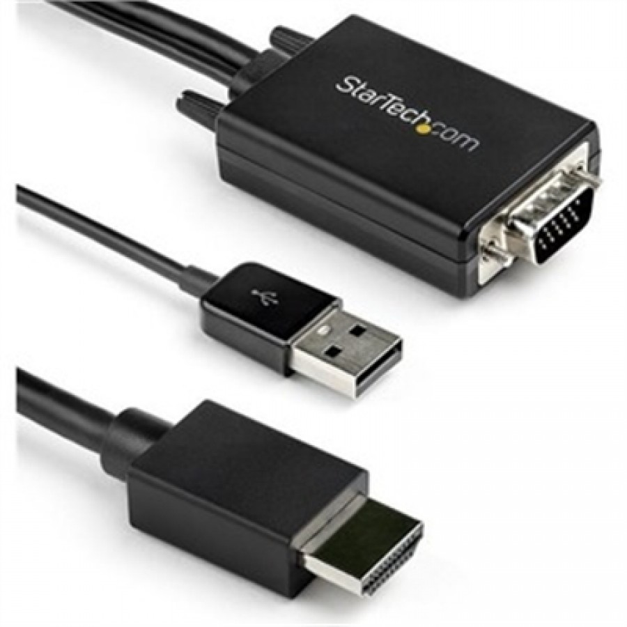 Startech.com VGA to HDMI Cable USB Audio