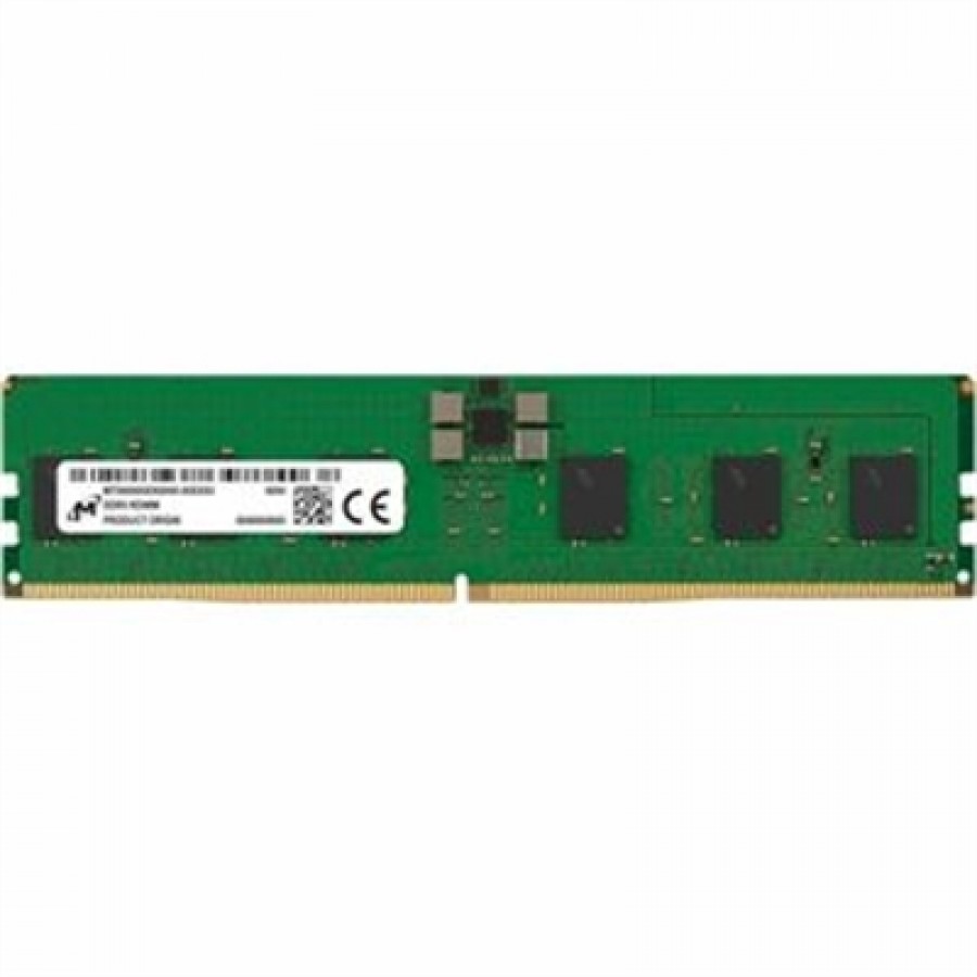 Micron 16 GB - DDR5-5600/PC5-44800 DDR5 SDRAM - 5600 MHz Single-rank Memory - CL46 - 1.10 V - ECC - Registered - 288-pin - DIMM - 3 Year Warranty