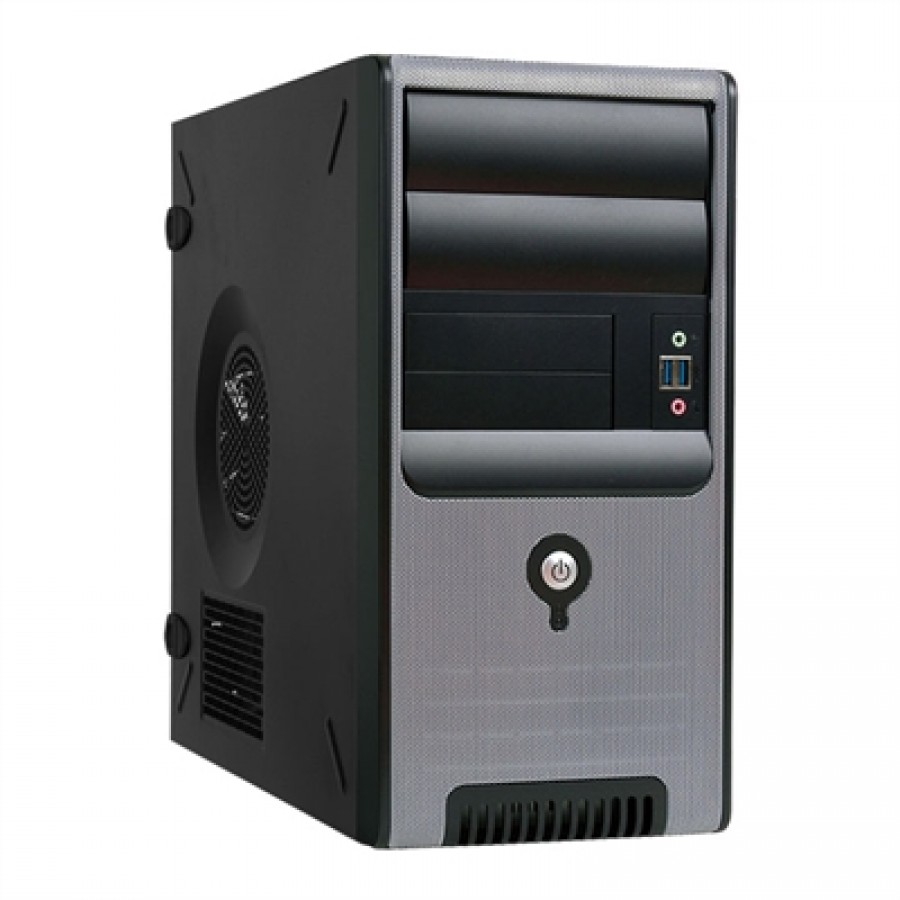 Inwin Development In Win Z583.CQ450TB3 Micro-ATX Mini Tower Chassis with 450W Power Supply Pre-Installed