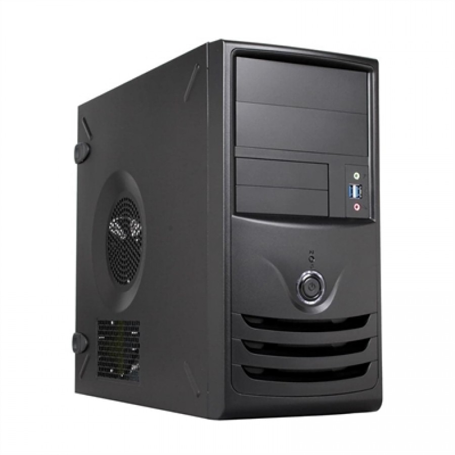 Inwin Development In Win Z589.CQ450TB3 Micro-ATX Mini Tower Chassis with 450W Power Supply Pre-Installed