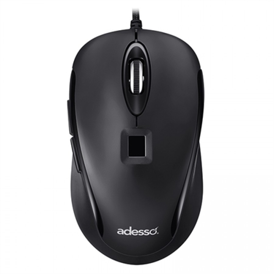 Adesso Inc. Wired Mouse w/Fingerprint Read