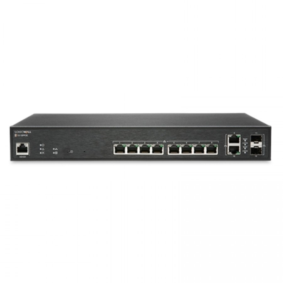 SonicWALL 10 Port Gig PoE Switch 2 SFP