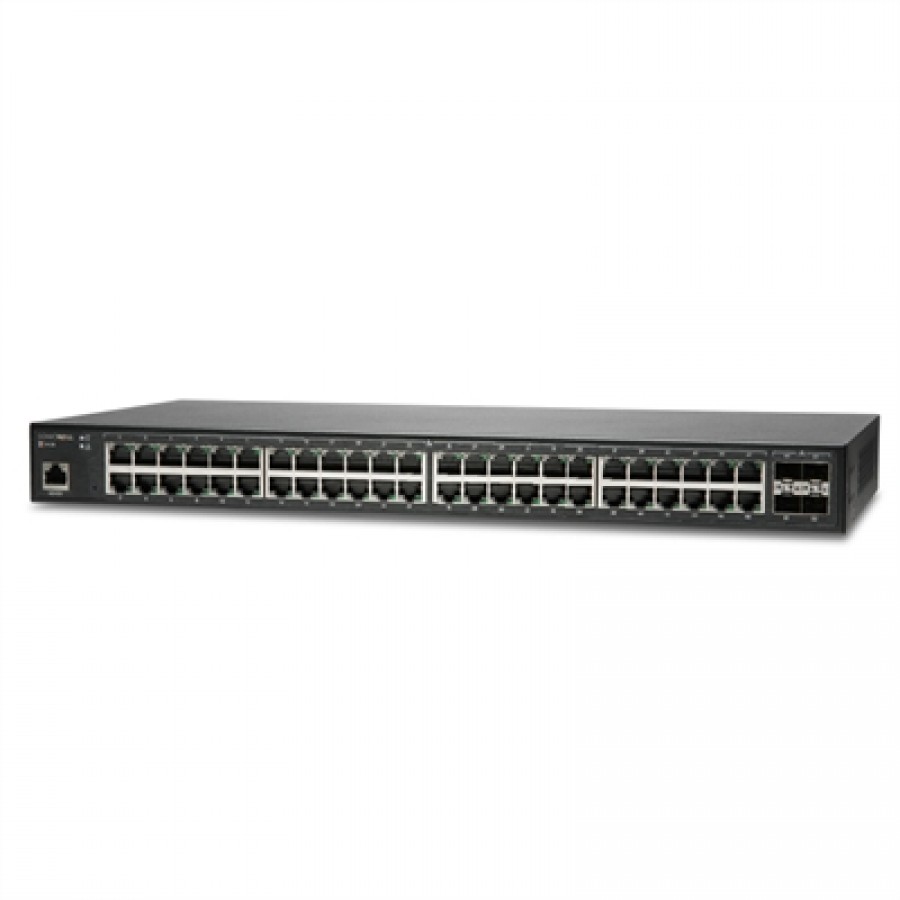SonicWALL 48 Port Gig PoE Switch 4 SFP P