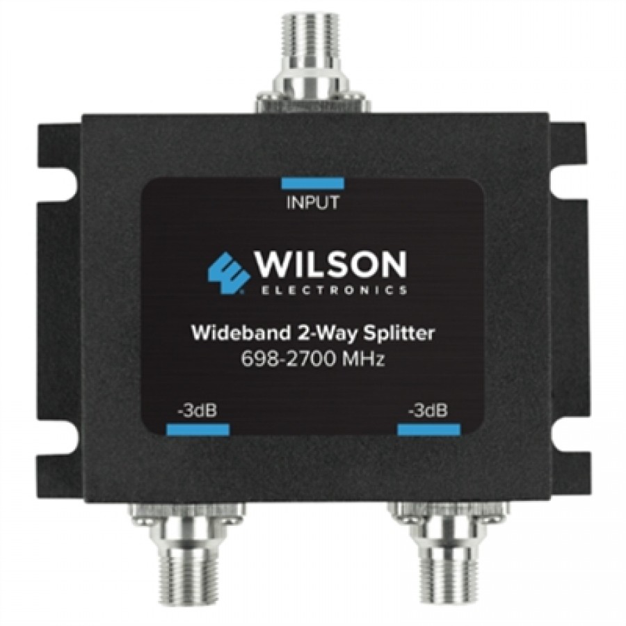 Wilson Electronics Splitter 2 Way -3 dB 698-2700 MHz with F Female Connectors