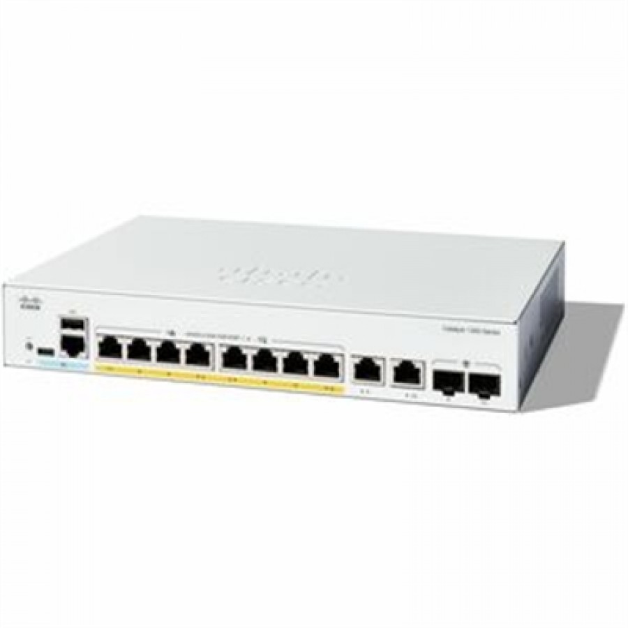 Cisco Systems Catalyst 1300 8-port GE PoE Ext PS 2x1G Combo