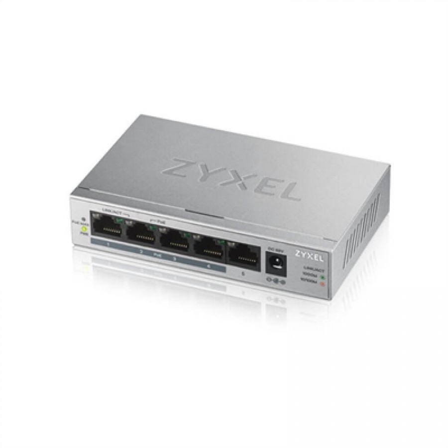 ZyXEL Communications 5 Port Gig PoE Switch 60W