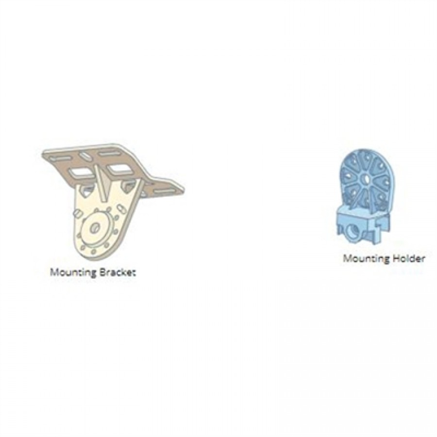 HPE Aruba AP-270-Mount-H1 - Network device mounting kit - for HPE Aruba AP-318 AP-365 AP-367 AP-374 AP-375 AP-377 AP-584 AP-585 AP-587