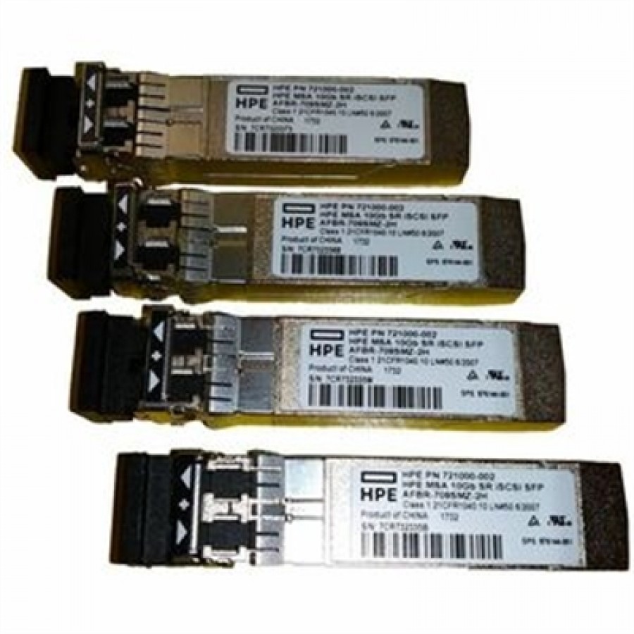 ***Smart Choice Sku*** HPE MSA 10Gb SFP+ Short Range 4-pack iSCSI Transceiver Bundle