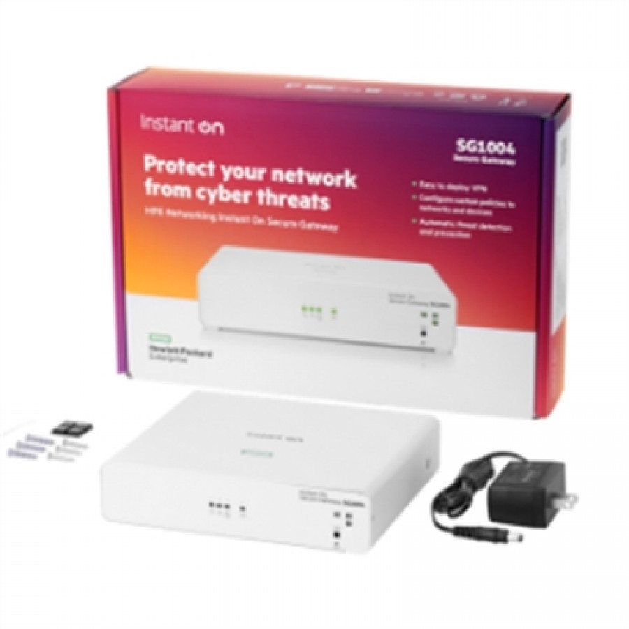 HPE Networking Instant On Secure Gateway 4-port Gigabit SG1004 US english Localization