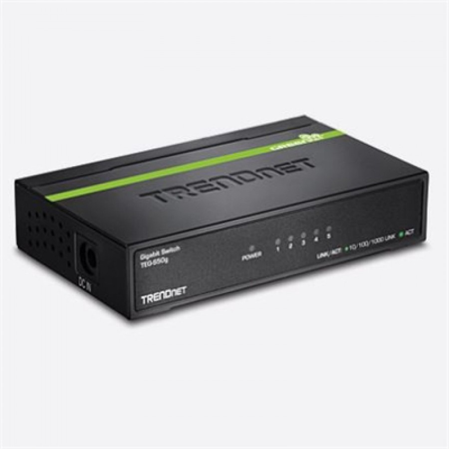 TRENDnet 5 port 10 100 1000Mbps GB Swtc