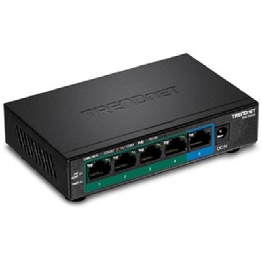 TRENDnet 5 Port Gigabit PoE plus Switch
