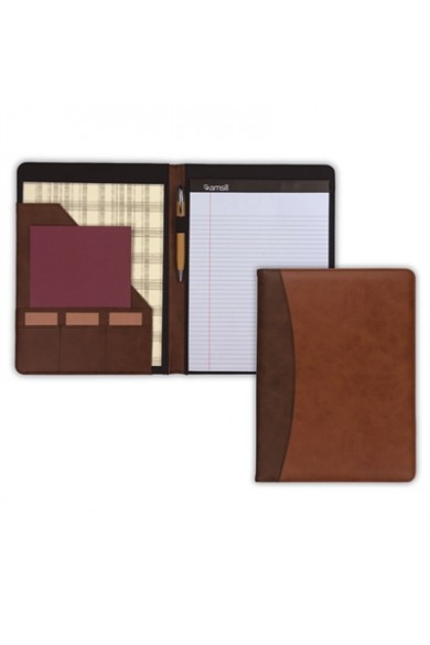Samsill Two-Tone Padfolio BWN TAN