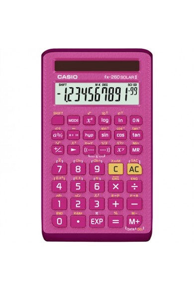 Casio Solar Scientific Calc Pink