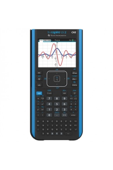 Texas Instruments TI Nspire CX II CAS Student Software -- One (1) unit with rechargeable battery and student software in a trapped blister. Graphing Calculators