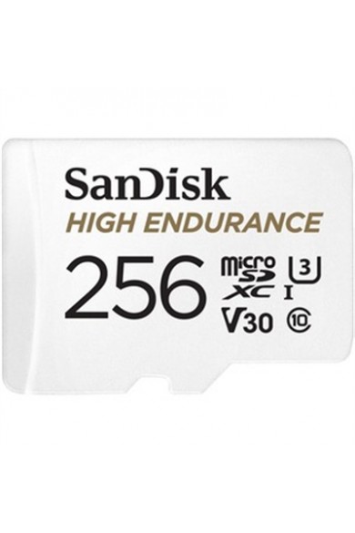 256GB SanDisk High Endurance microSDXC Card with Adapter