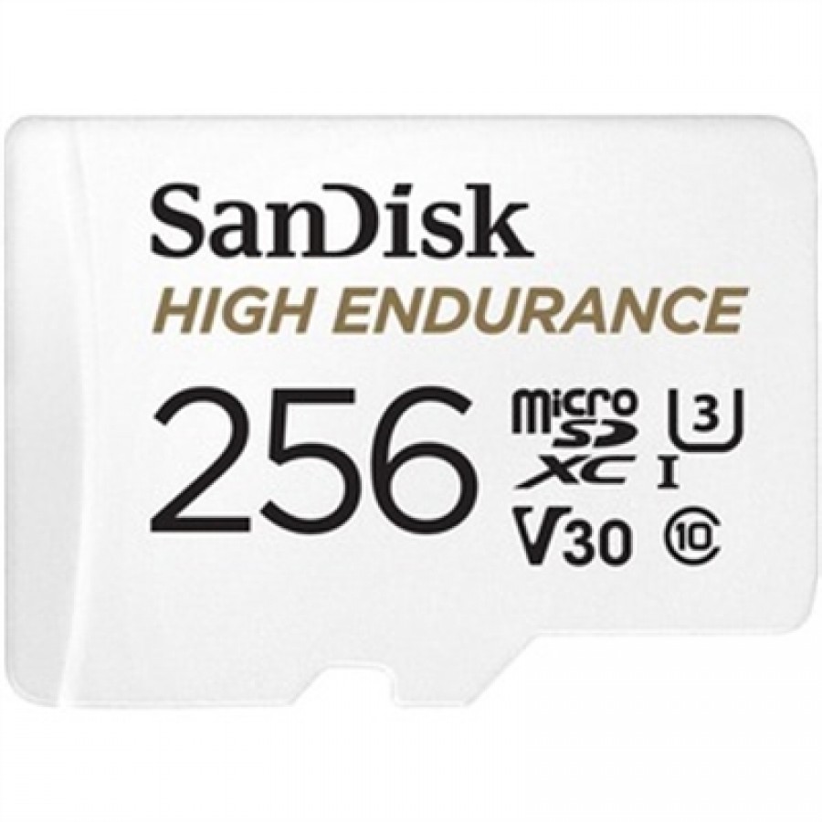 256GB SanDisk High Endurance microSDXC Card with Adapter