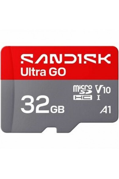 32GB* SANDISK Ultra GO microSDHC UHS-I Card up to 120MB/s** read speed Full HD video V10 U1 C10 A1***