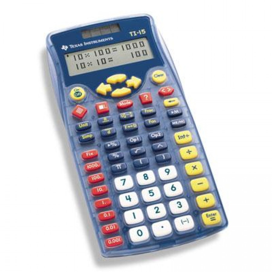 Texas Instruments TI 15 School Calculator