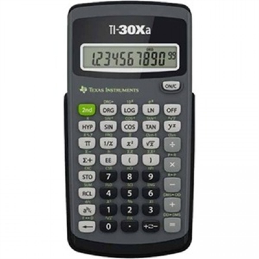Texas Instruments Inc. TI30XA is a scientific calculator