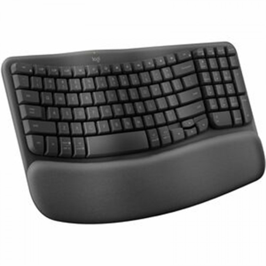 Logitech Wireless Wave Keys Keyboard - Graphite