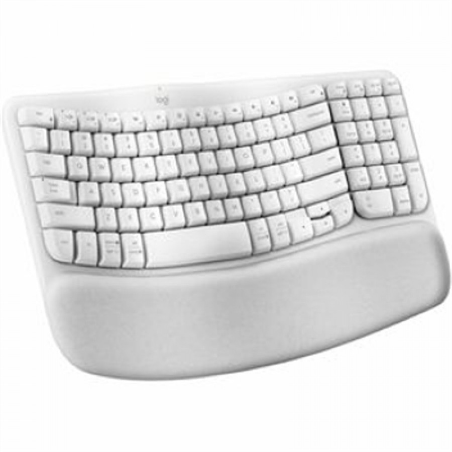 Logitech Wireless Wave Keys Keyboard (Off White)