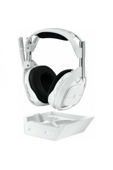 Logitech A50 X LIGHTSPEED Wireless Gaming Headset + Base Station-Color White