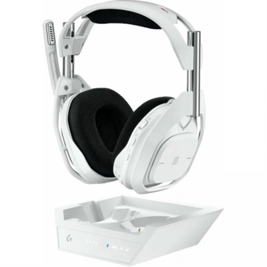Logitech A50 X LIGHTSPEED Wireless Gaming Headset + Base Station-Color White