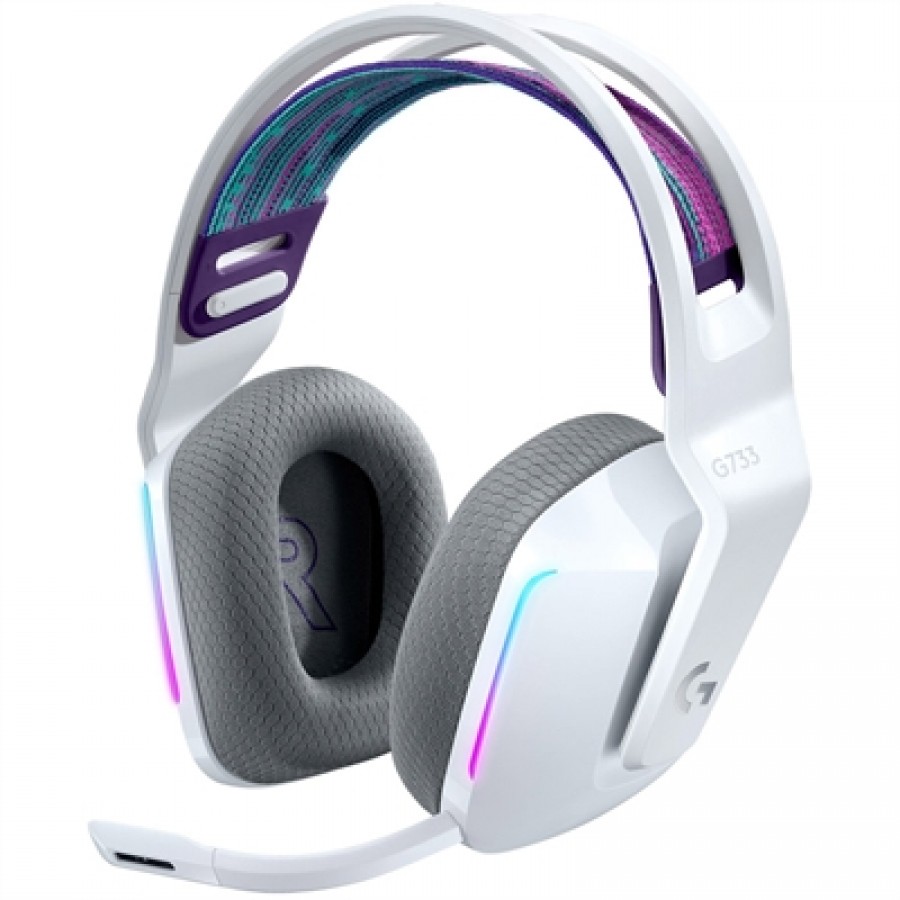 Logitech EOL G733 LS Wireless Gmng Hdst Whi