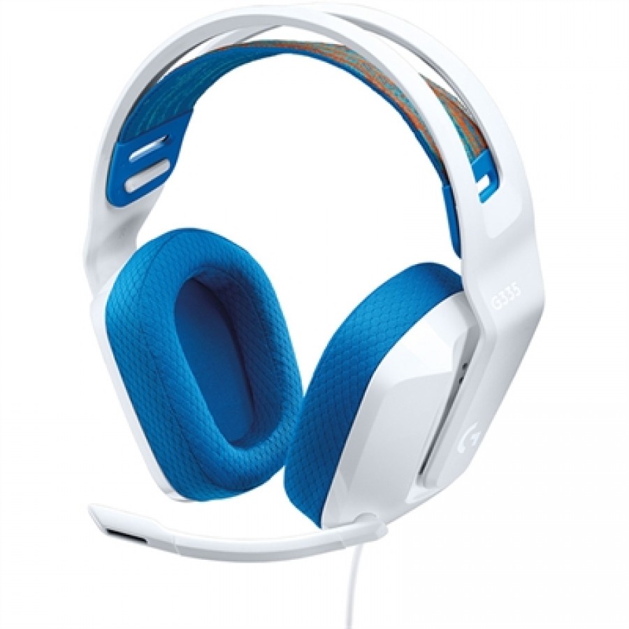 G335 Logitech New Wired gaming headset in white - smaller and lighter than G733