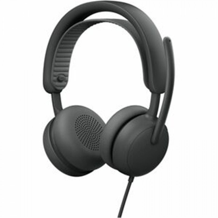 Logitech USB Type C - Wired - 36 Ohm - 20 Hz to 20 kHz - 6.23 ft Cable - Noise Cancelling Microphone - Noise Canceling - Graphite